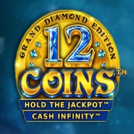 12 Coins Grand Diamond Edition by Wazdan, showcased at naobetcasinos.com – game logo