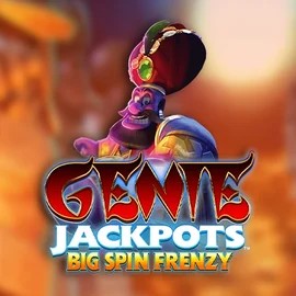 Official Jackpots logo: Genie Jackpots: Big Spin Frenzy by Blueprint Gaming at Naobet Casino