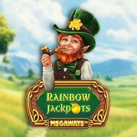 Rainbow Jackpots Megaways logo by Red Tiger Gaming at Naobet Casino