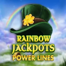 Rainbow Jackpots Power Lines logo by Red Tiger Gaming Naobet Casino