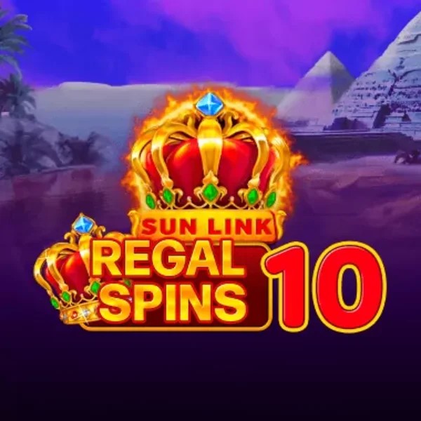 Regal Spins 10 online game logo by PatePlay on naobetcasinos.com