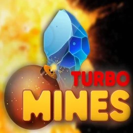 Turbo Mines logo – Casino Games by Turbo Games at Naobet Casino